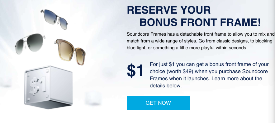 Soundcore Frames promo