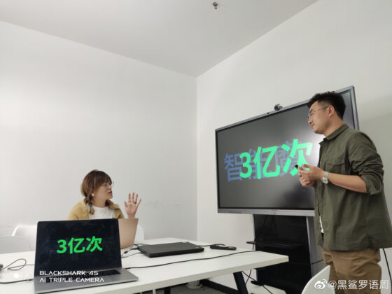 black shark 4s teaser by ceo