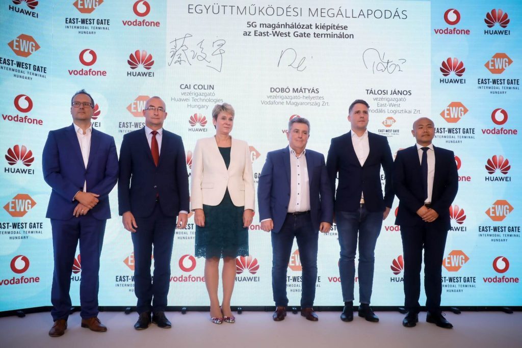 huawei 5g railway port vodafone agreement