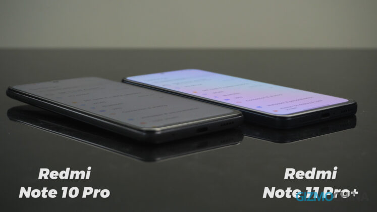 Redmi Note 11 Pro Plus Review blue lines display