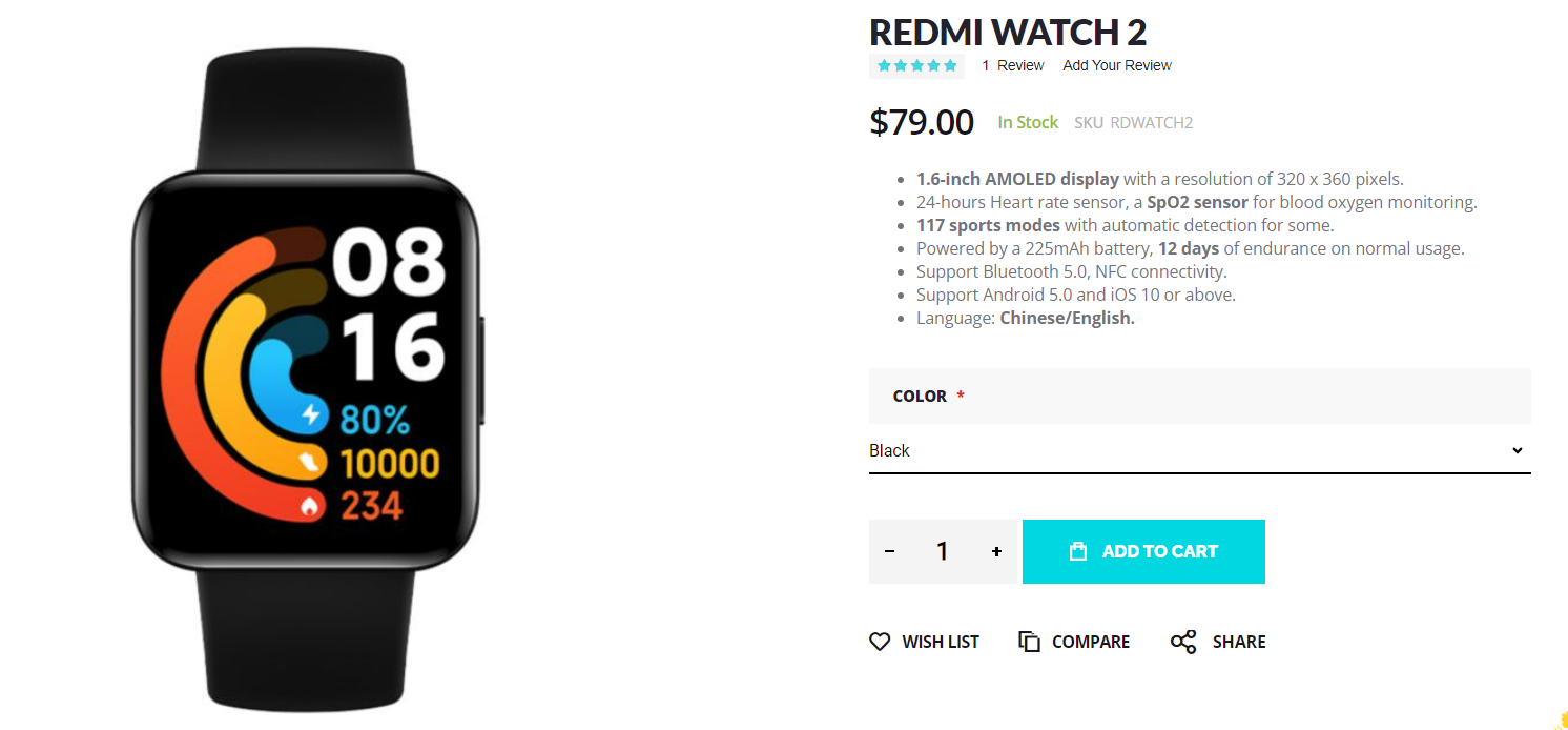 Redmi Watch 2