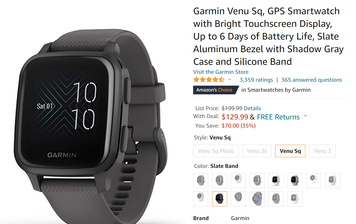 deal garmin