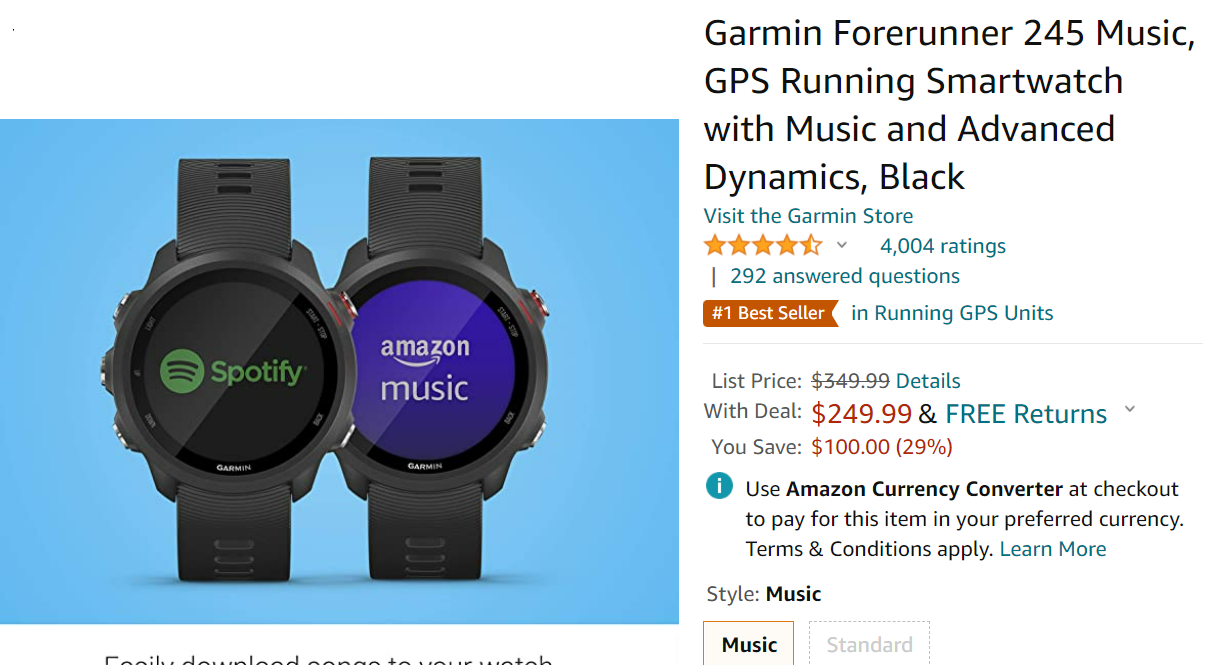 Garmin Forerunner 245