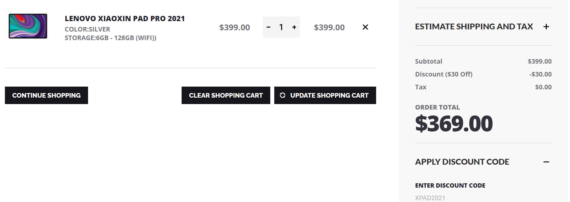 Lenovo XiaoXin Pad Pro 2021