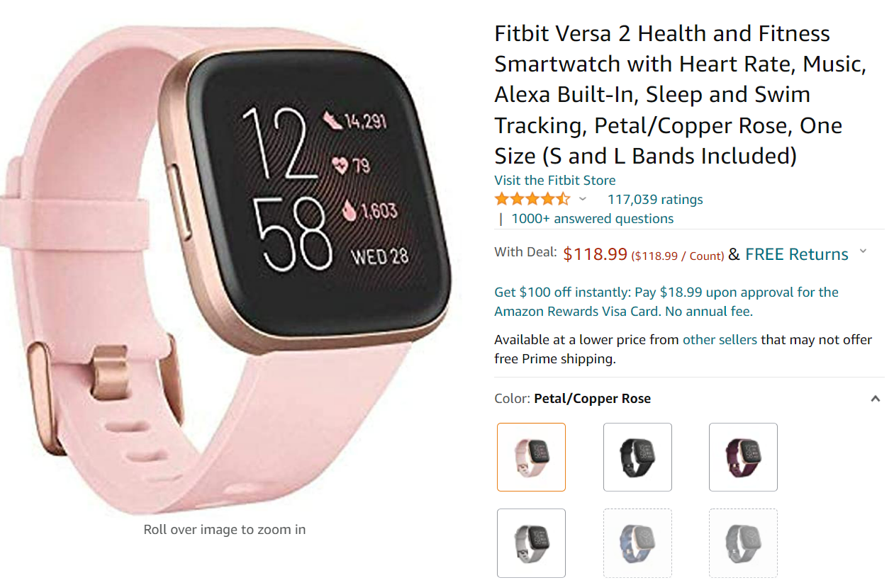 FItbit versa 2