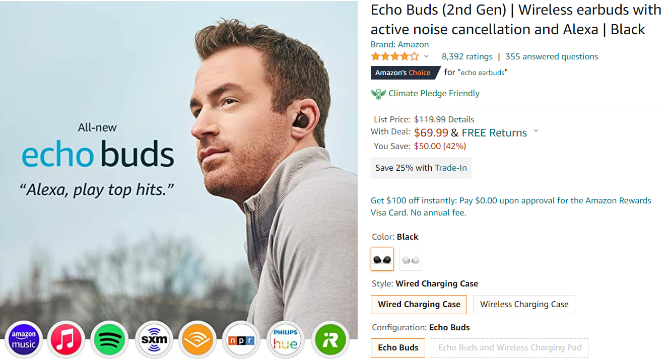 Amazon Echo Buds (2nd Gen)