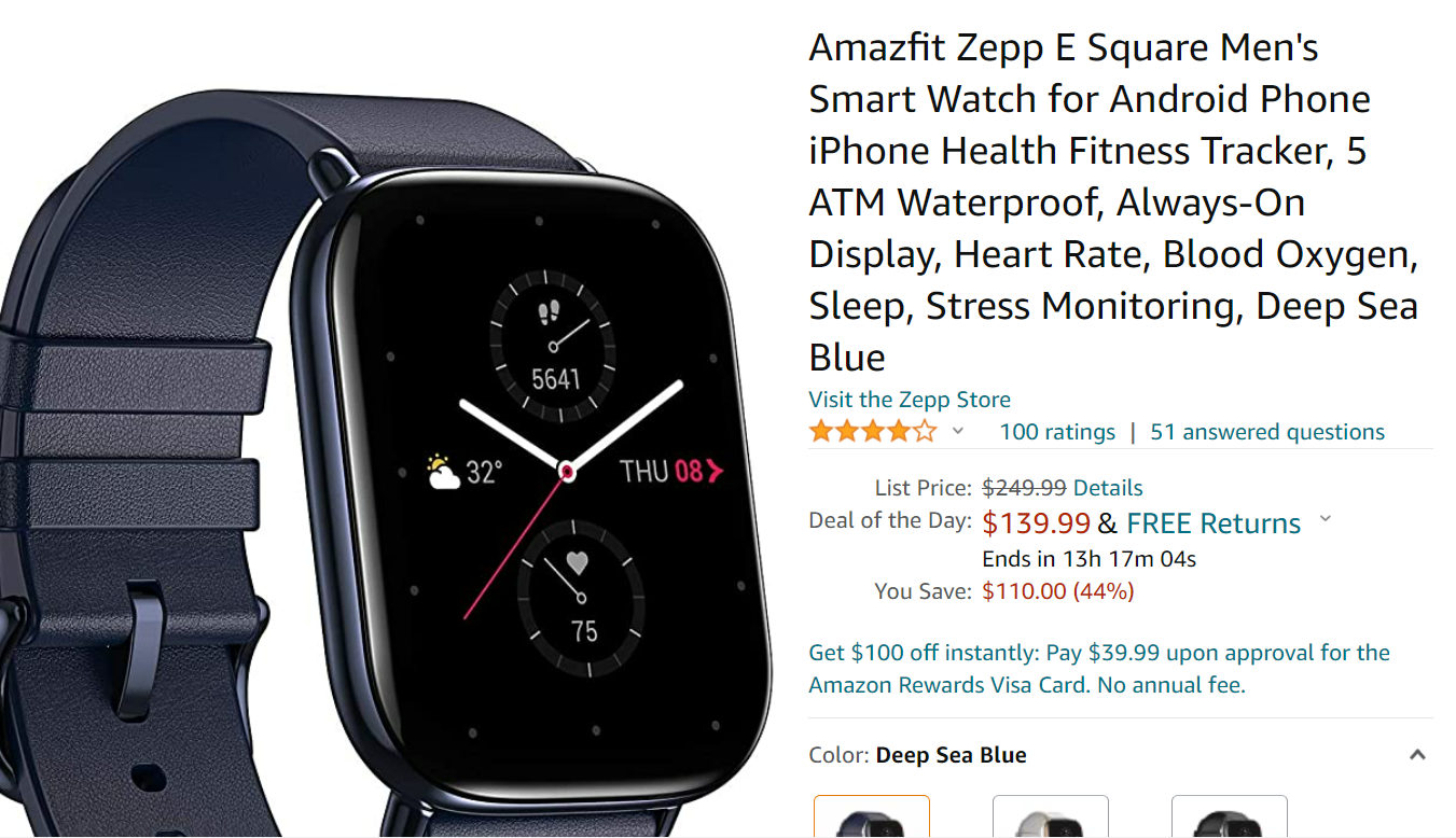 Amazfit Zepp E