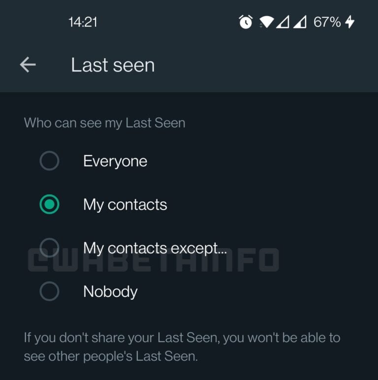 Whatsapp Hide last Last Seen e1636740496644