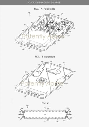 apple iphone all glass wraparound display patent 2