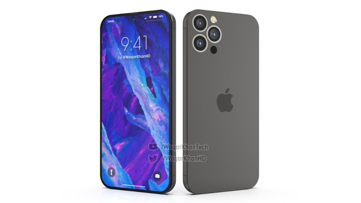 iPhone 14 Pro concept renders by Waqar Khan