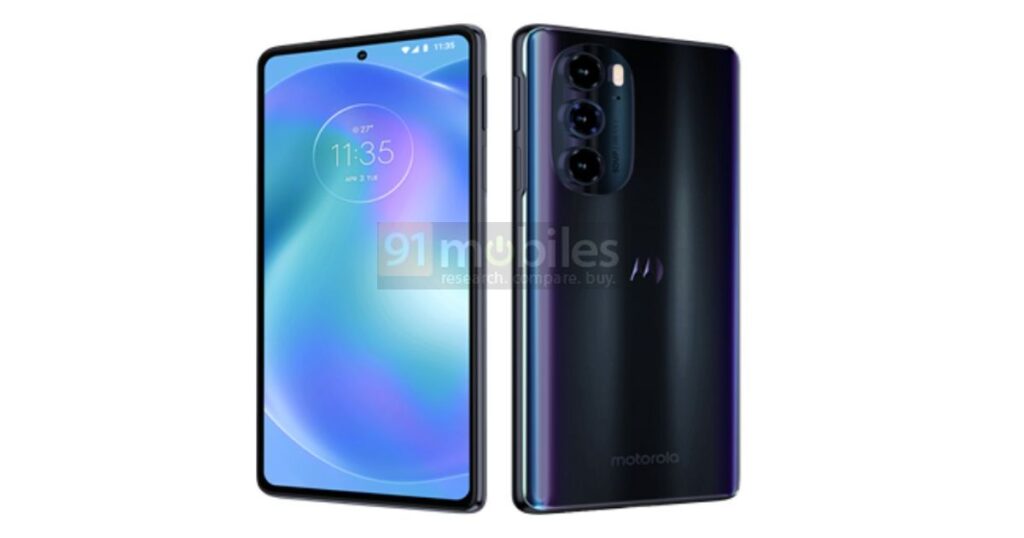 Moto Edge 30 Ultra render