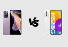 Redmi Note 11 Pro+ vs Samsung Galaxy M52 5G: Specs Comparison