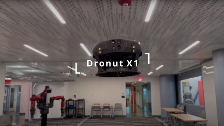 Dronut X1 drone with two rotors is suitable for areas without GPS