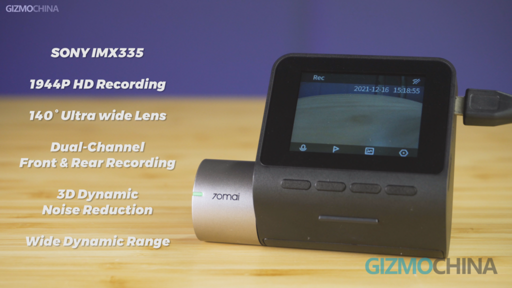 70mai Dash Cam Pro Plus+ Review SPECS