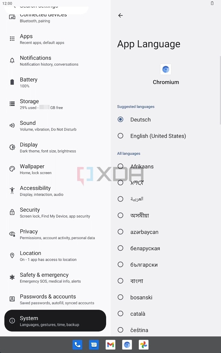 Android 13 App Language