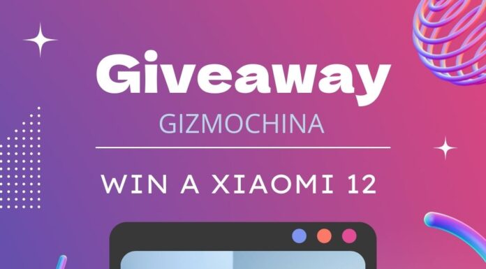 GIZMOCHINA GIVEAWAY: Win a Free Xiaomi 12 smartphone