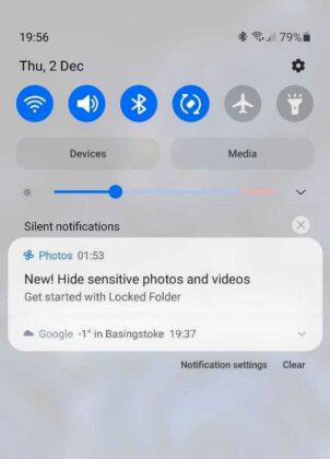 Google Photos app Locked Folder Update
