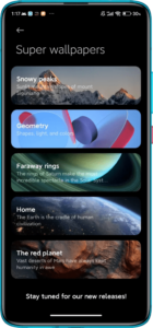 MIUI 13 Weather Super Wallpaper