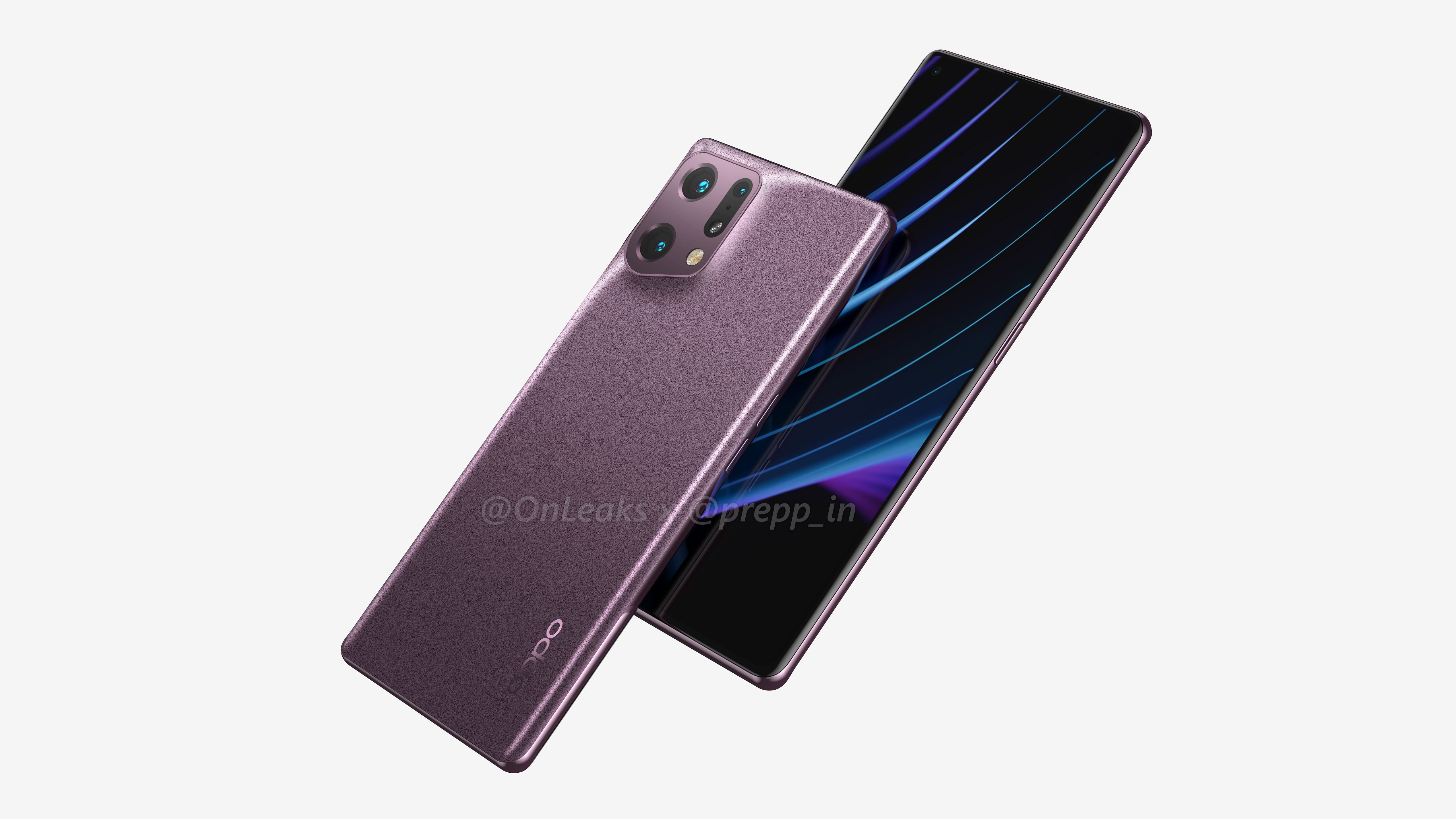 OPPO Find X5 Render