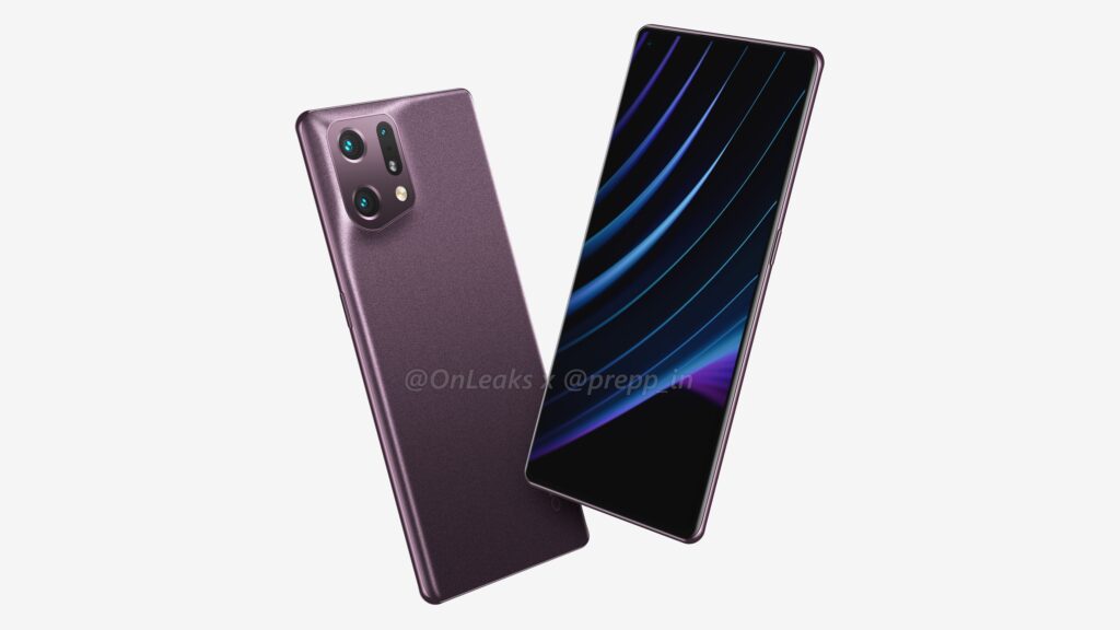 OPPO Find X5 Render