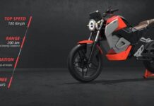 OBEN EV is an electric bike with a top speed of 100km/h & 200km range for the Indian market OBEN EV
