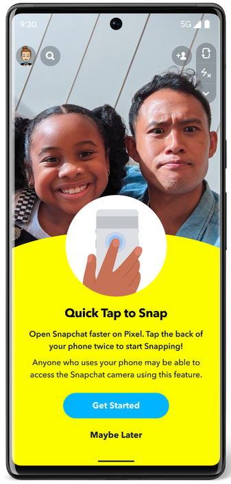 Quick-Tap-to-Snap-Pixel