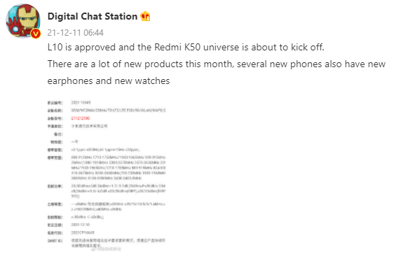 Redmi K50 Gaming