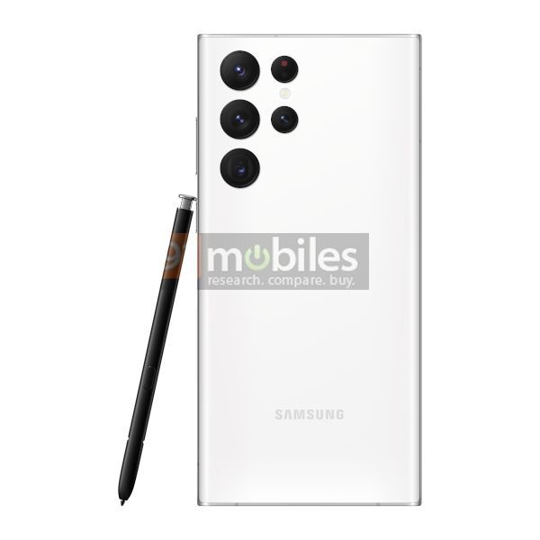 Samsung Galaxy S22 Ultra Render (White)