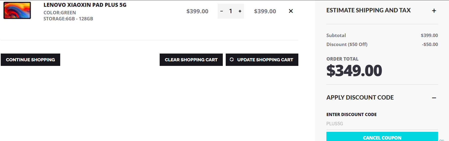 Lenovo XiaoXin Pad Plus 5G