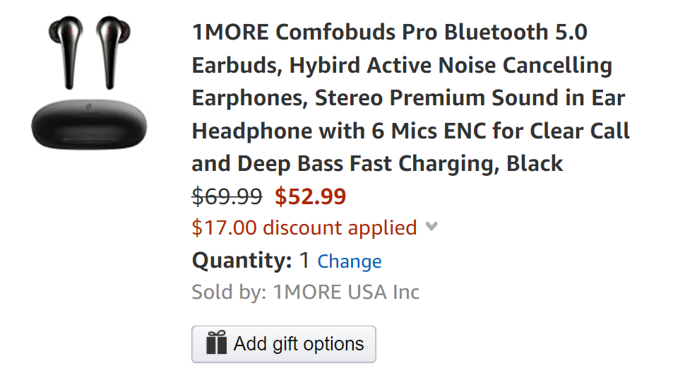  1More Comfobuds Pro