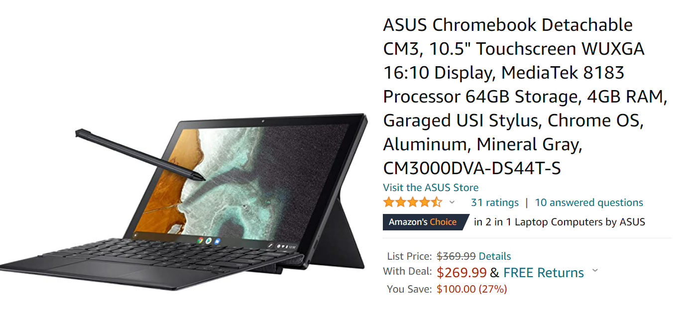 Asus Chromebook CM3