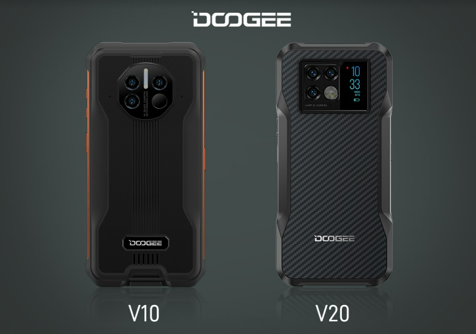 DOOGEE V20 vs V10 - New model brings in Better Upgrades - Gizmochina
