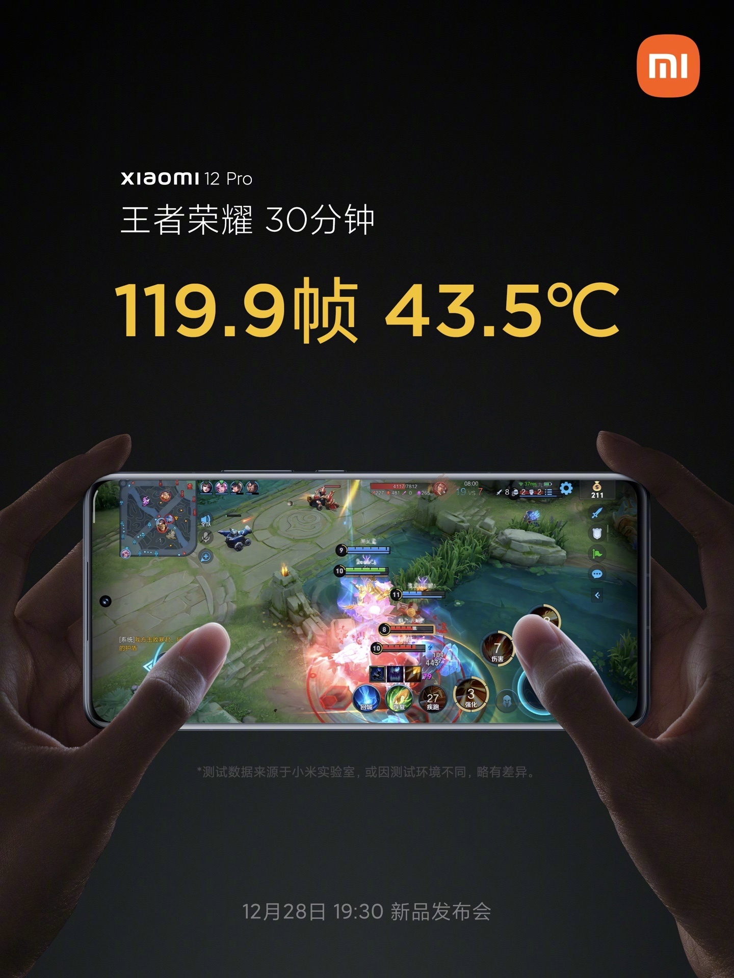 Xiaomi 12 Pro Temperature Control Teaser