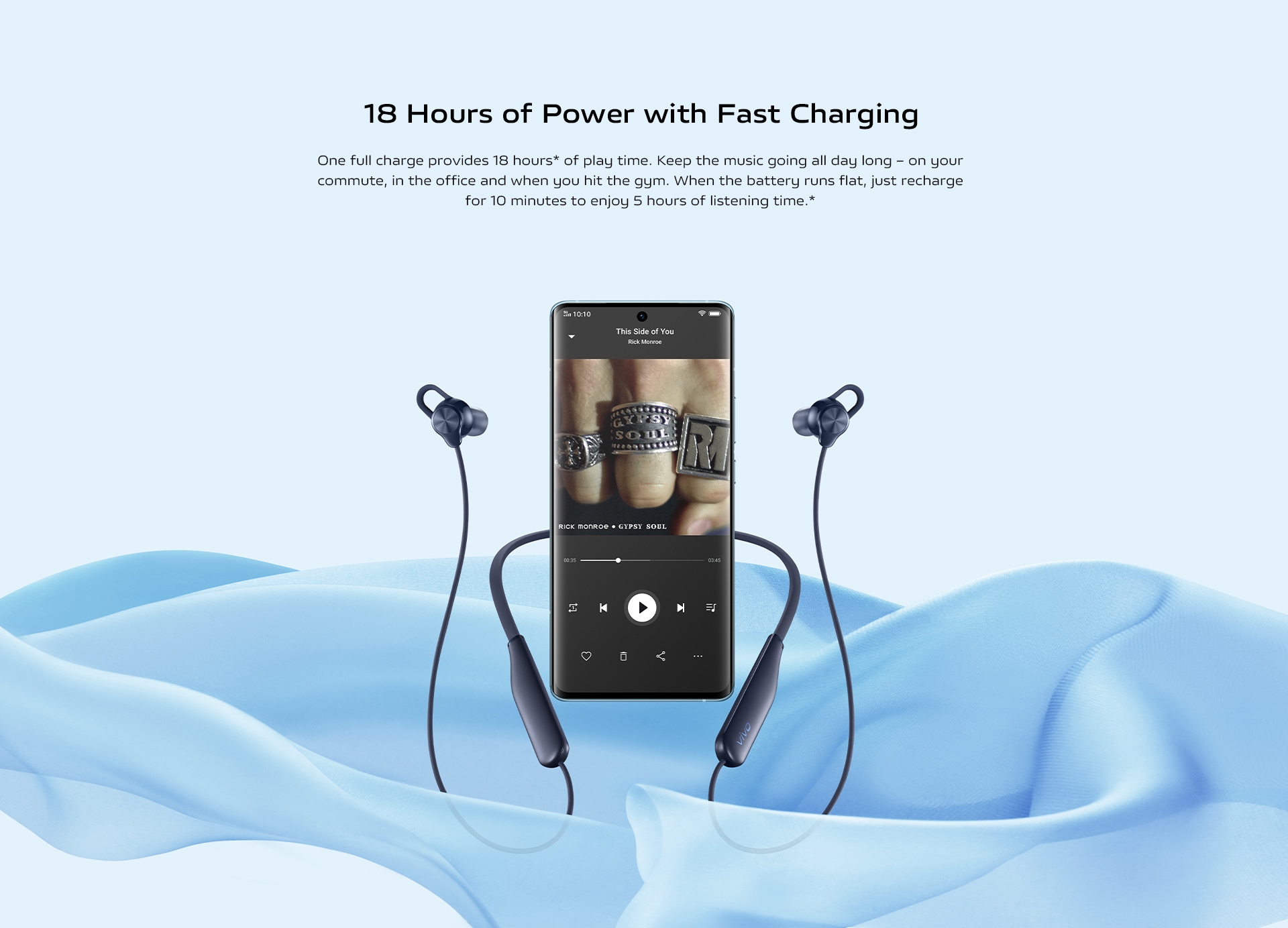 vivo Wireless Sport Lite Neckband Earphones launched in India with 18