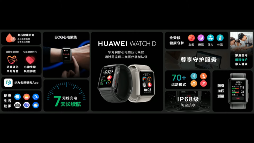 huawei watch d features