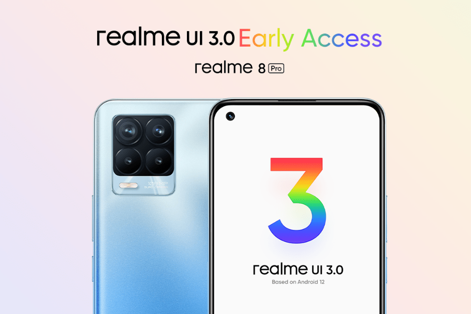 realme 8 Pro realme UI 3.0 Android 12 Early Access