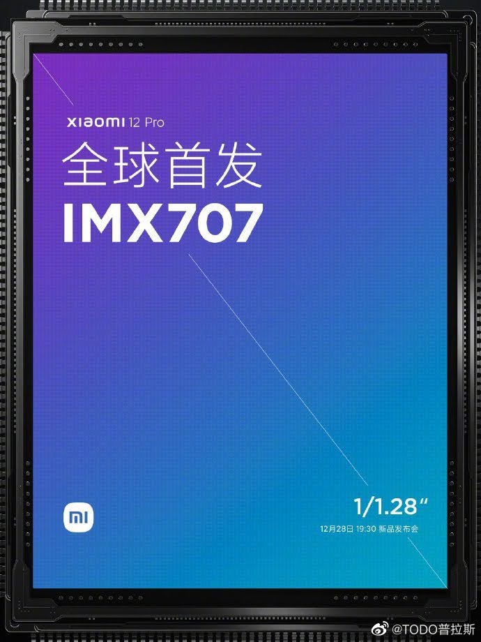 sony imx707 xiaomi 12 pro