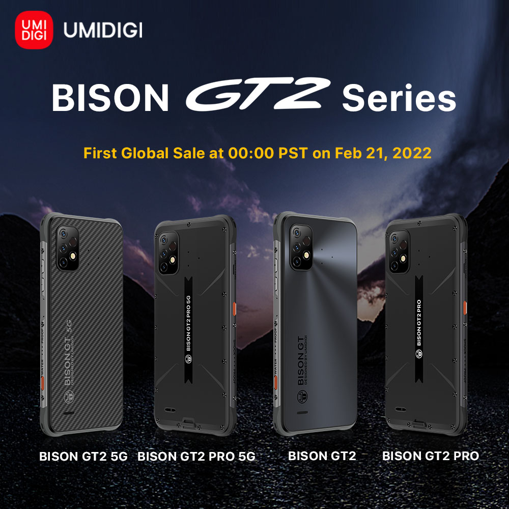 UMIDIGI BISON GT2 series rugged 5G smartphones launched: specs