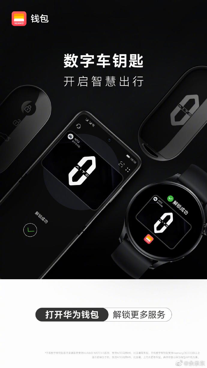 Llaves-digitales-de-coche-Huawei