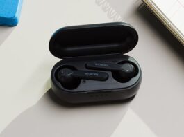 okia Lite Earbuds BH-205 Charcoal
