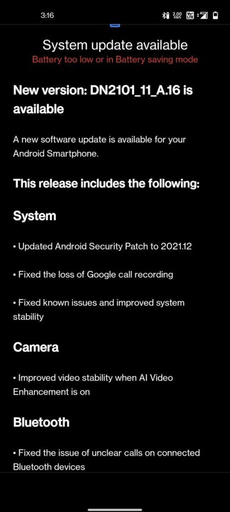 OnePlus-Nord-A.16-update-screenshot