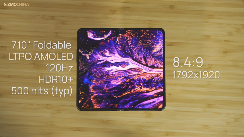 Oppo find N Review display