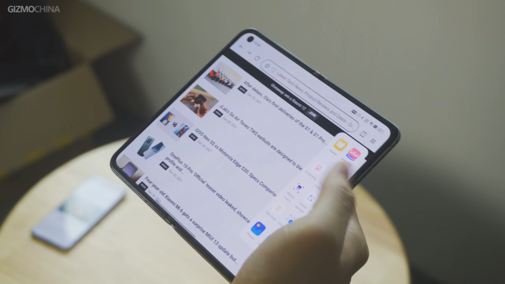 Oppo find N Review full screen