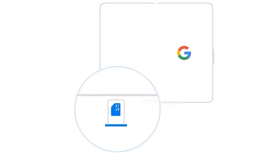 Fuga de diseño de teléfono inteligente plegable Google Pixel