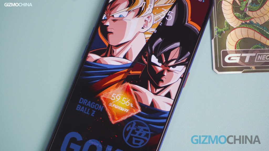 REalme GT2 Pro DBZ edition hands-on goku charging