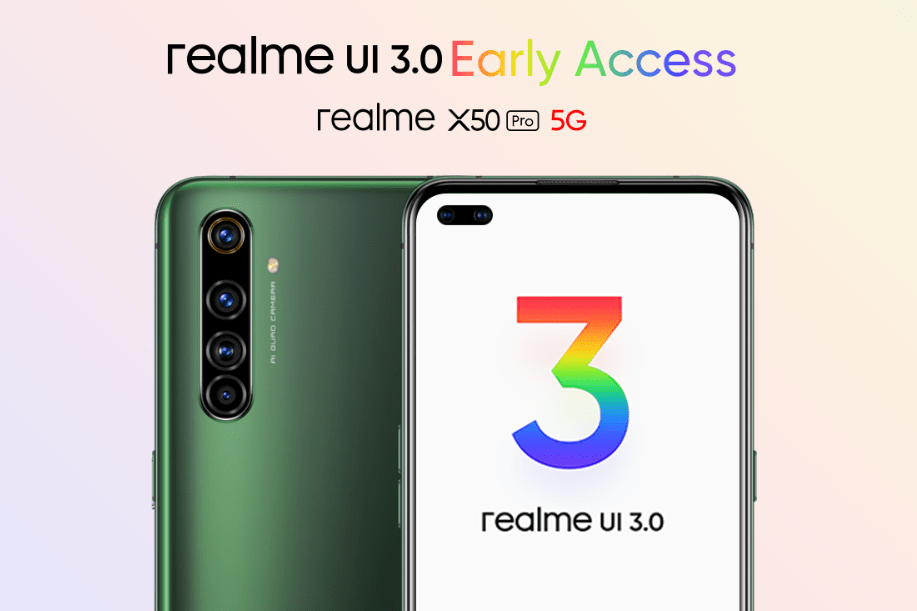 Realme X50 Pro 5G Realme UI 3.0 Early Access