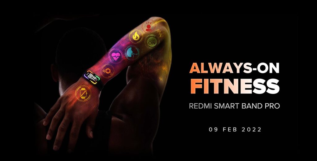 Redmi Smart Band Pro India launch date confirmed - Gizmochina