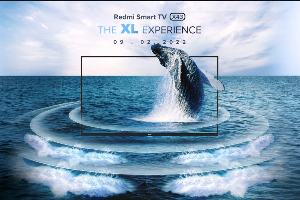 Redmi Smart TV X43 Launch Date Teaser