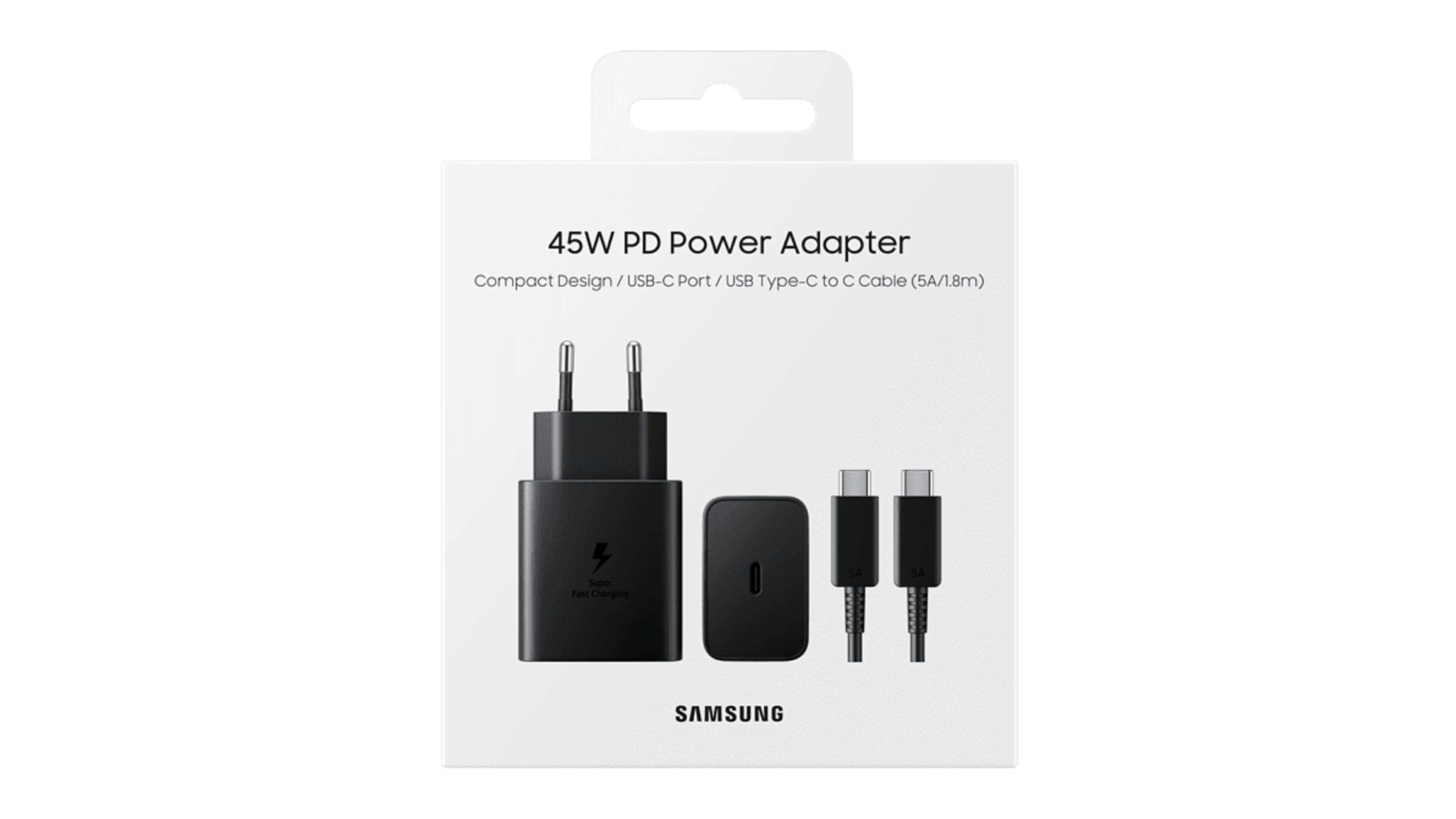 45W GaN PD Charger FCC ETL Certificate for Samsung Galaxy S22 Plus