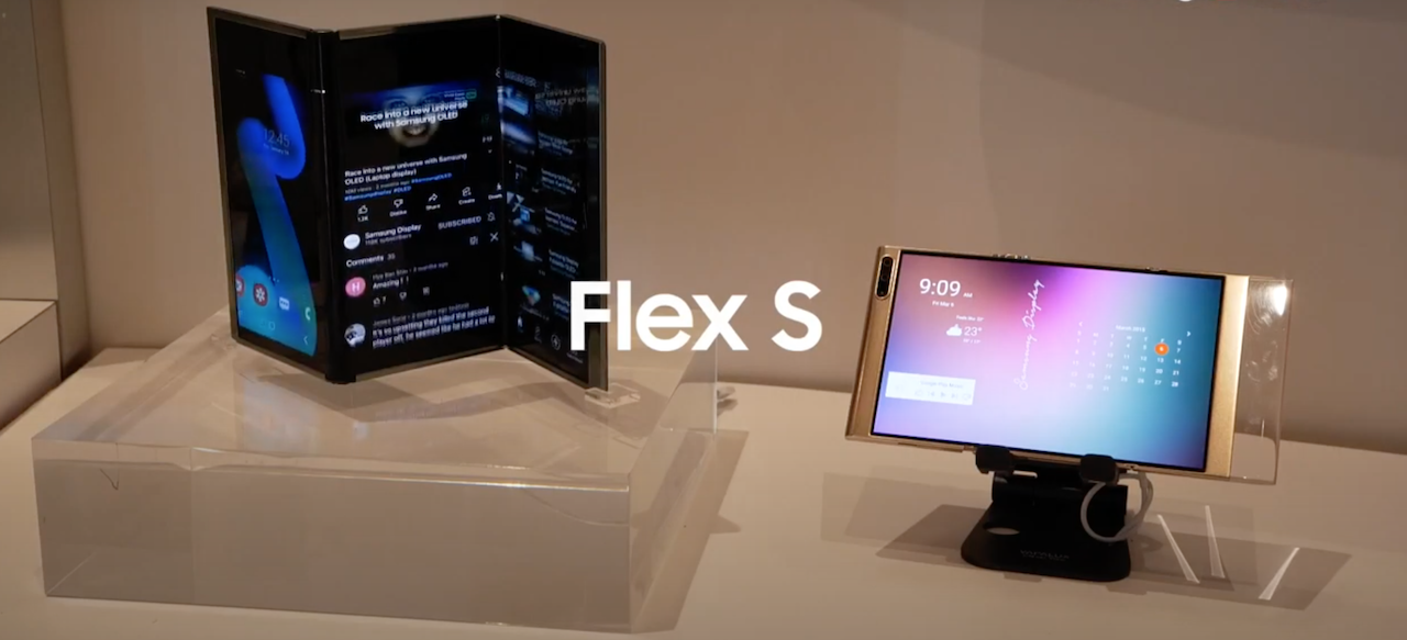 Samsung Flex S, Flex G, Flex Note, and Flex Slidable showcased at the CES 2022 - Gizmochina